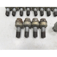 98 Porsche Boxster 986 #1328 Lug Bolt Set, 20 OEM Wheel Lug Nuts 4 Locking & Key