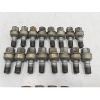 98 Porsche Boxster 986 #1328 Lug Bolt Set, 20 OEM Wheel Lug Nuts 4 Locking & Key