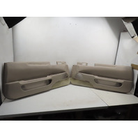 92 Lexus SC400 SC300 #1329 Trim Pair, Interior Door Panel Lower Left & Right Tan