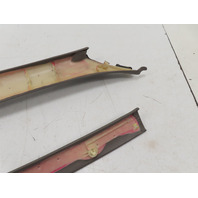 92 Lexus SC400 SC300 #1329 Trim Pair Interior A-Pillar Front Right & Left Brown 62210-24030