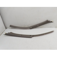 92 Lexus SC400 SC300 #1329 Trim Pair Interior A-Pillar Front Right & Left Brown 62210-24030