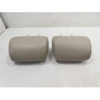 92 Lexus SC400 SC300 #1329 Headrest Pair, Front Seat, Tan Leather Left & Right