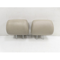92 Lexus SC400 SC300 #1329 Headrest Pair, Front Seat, Tan Leather Left & Right