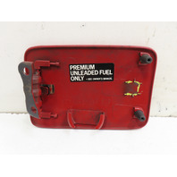 92 Lexus SC400 SC300 #1329 Trim, Fuel Gas Door Lid Red 77350-24040