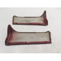 92 Lexus SC400 SC300 #1329 Trim Pair Bumper Cover Extension Left & Right Rear Red