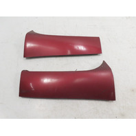 92 Lexus SC400 SC300 #1329 Trim Pair Bumper Cover Extension Left & Right Rear Red