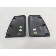 01 Porsche Boxster S 986 #1330 Trim Pair, Center Console Side Panel Blue 996552091 996552092