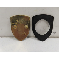 01 Porsche Boxster S 986 #1330 Emblem, Front Hood Badge Crest, Gold 911 99655921100