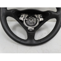 01 Porsche Boxster S 986 #1330 Steering Wheel  3-Spoke, Black Leather 911 99634780454