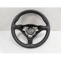 01 Porsche Boxster S 986 #1330 Steering Wheel  3-Spoke, Black Leather 911 99634780454