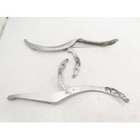 01 Porsche Boxster S 986 #1330 Hinge Pair, Convertible Top Cover Guide Arms 98656155201 98656155101