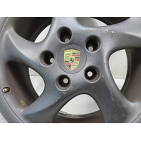 01 Porsche Boxster S 986 #1330 Wheel Set Turbo Twist 18x9 18x7.5 OEM