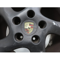 01 Porsche Boxster S 986 #1330 Wheel Set Turbo Twist 18x9 18x7.5 OEM