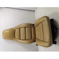 87 Porsche 928 S4 #1331 Seat Pair, Front 12-Way Power Leather, Tan Champagne