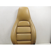 87 Porsche 928 S4 #1331 Seat Pair, Front 12-Way Power Leather, Tan Champagne