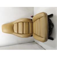 87 Porsche 928 S4 #1331 Seat Pair, Front 12-Way Power Leather, Tan Champagne