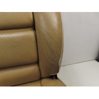 87 Porsche 928 S4 #1331 Seat Pair, Front 12-Way Power Leather, Tan Champagne