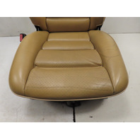 87 Porsche 928 S4 #1331 Seat Pair, Front 12-Way Power Leather, Tan Champagne