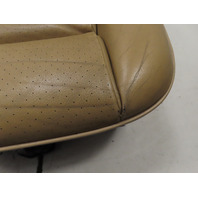 87 Porsche 928 S4 #1331 Seat Pair, Front 12-Way Power Leather, Tan Champagne