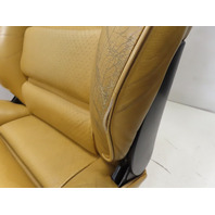 87 Porsche 928 S4 #1331 Seat Pair, Front 12-Way Power Leather, Tan Champagne