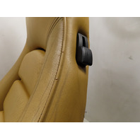 87 Porsche 928 S4 #1331 Seat Pair, Front 12-Way Power Leather, Tan Champagne