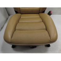 87 Porsche 928 S4 #1331 Seat Pair, Front 12-Way Power Leather, Tan Champagne