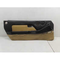 87 Porsche 928 S4 #1331 Trim, Door Panel, Left Black/Champagne