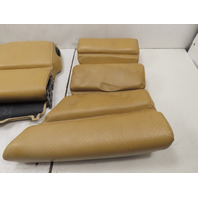 87 Porsche 928 S4 #1331 Seat Set, Rear, Tan Champagne Bottom & Backrest