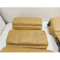 87 Porsche 928 S4 #1331 Seat Set, Rear, Tan Champagne Bottom & Backrest