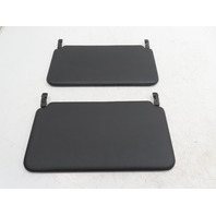 87 Porsche 928 S4 #1331 Sunvisor Pair, Vinyl Rear Black OEM