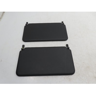 87 Porsche 928 S4 #1331 Sunvisor Pair, Vinyl Rear Black OEM