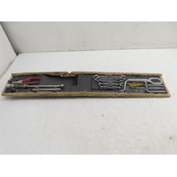 87 Porsche 928 S4 #1331 Tool Kit & Shelf Rear Hatch Genuine Complete 92855118106