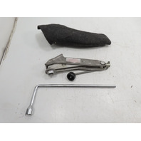 87 Porsche 928 S4 #1331 Car Jack Lug Wrench & Pouch OEM Aluminum 92872101103