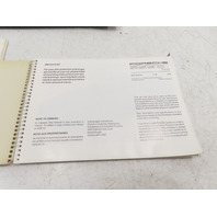 87 Porsche 928 S4 #1331 Owners Manual, Dealer Directory Pouch