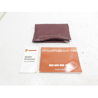 87 Porsche 928 S4 #1331 Owners Manual, Dealer Directory Pouch