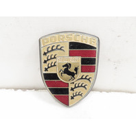 87 Porsche 928 S4 #1331 Emblem, Hood Crest OEM GOLD Genuine 90155921020