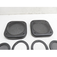 87 Porsche 928 S4 #1331 Trim Speaker Grill Cover & Seatbelt Guides Quarter Panel
