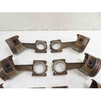 87 Porsche 928 S4 #1331 Piston set of 8 w/ Connecting Rods V8 M28.42 OEM Genuine 92810304309 9441031100