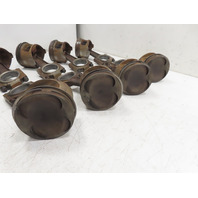 87 Porsche 928 S4 #1331 Piston set of 8 w/ Connecting Rods V8 M28.42 OEM Genuine 92810304309 9441031100