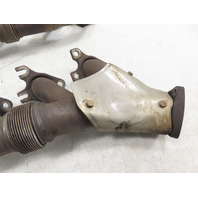 87 Porsche 928 S4 #1331 Exhaust Manifold Pair, Left & Right M28.42 5.0L V8 92811114607 92811114507