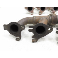 87 Porsche 928 S4 #1331 Exhaust Manifold Pair, Left & Right M28.42 5.0L V8 92811114607 92811114507
