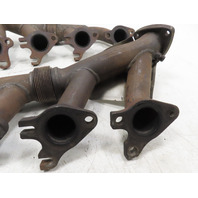 87 Porsche 928 S4 #1331 Exhaust Manifold Pair, Left & Right M28.42 5.0L V8 92811114607 92811114507