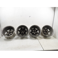 87 Porsche 928 S4 #1331 Wheel Set Chrome 7 Spoke 8Jx16 D90