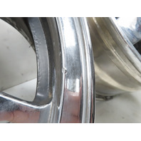 87 Porsche 928 S4 #1331 Wheel Set Chrome 7 Spoke 8Jx16 D90