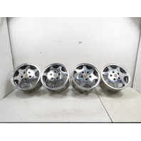 87 Porsche 928 S4 #1331 Wheel Set Chrome 7 Spoke 8Jx16 D90
