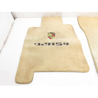 87 Porsche 928 S4 #1331 Carpet Set Floor Mats W/ PORSCHE SCRIPT Rear & Front