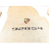87 Porsche 928 S4 #1331 Carpet Set Floor Mats W/ PORSCHE SCRIPT Rear & Front