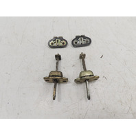 87 Porsche 928 S4 #1331 Door Stop Pair, Brake Strap Check 92853741802, 92853741702