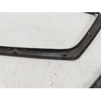 87 Porsche 928 S4 #1331 Trim Pair, Door Window Surround, Left & Right Black