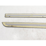 87 Porsche 928 S4 #1331 trim pair door exterior lower sill molding left & right 92855919702